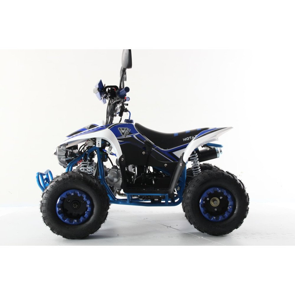 Подростковый квадроцикл Mikro 110 NEW, бело-синий