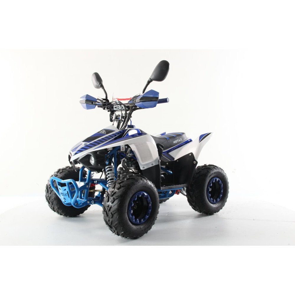 Подростковый квадроцикл Mikro 110 NEW, бело-синий