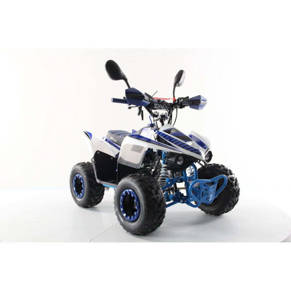 Подростковый квадроцикл Mikro 110 NEW, бело-синий