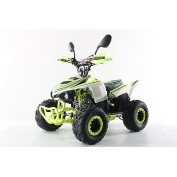 Подростковый квадроцикл Mikro 110 NEW, бело-зеленый