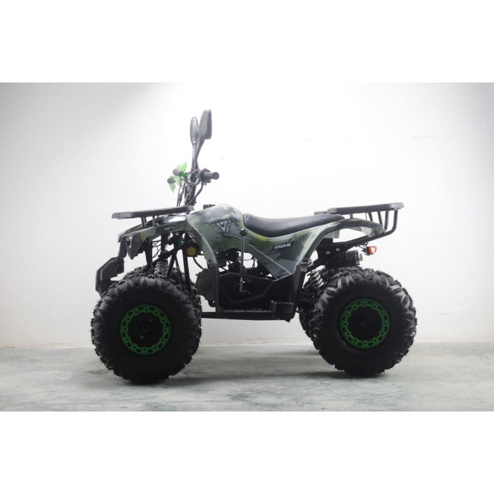 Подростковый квадроцикл MOTAX ATV Grizlik Premium 125cc, зеленый камуфляж