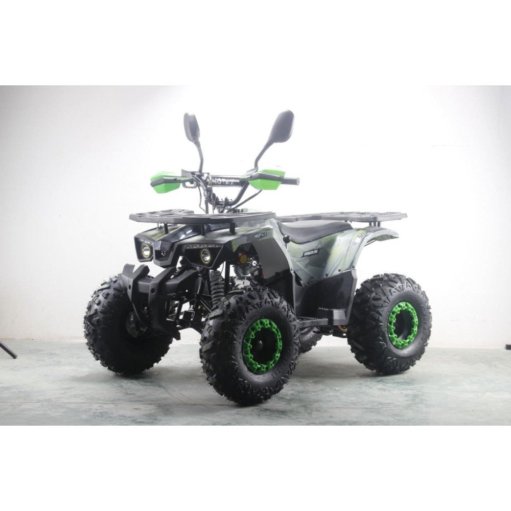 Подростковый квадроцикл MOTAX ATV Grizlik Premium 125cc, зеленый камуфляж
