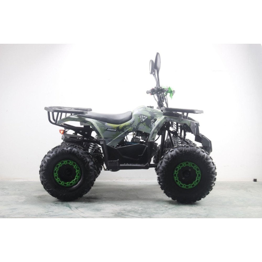 Подростковый квадроцикл MOTAX ATV Grizlik Premium 125cc, зеленый камуфляж