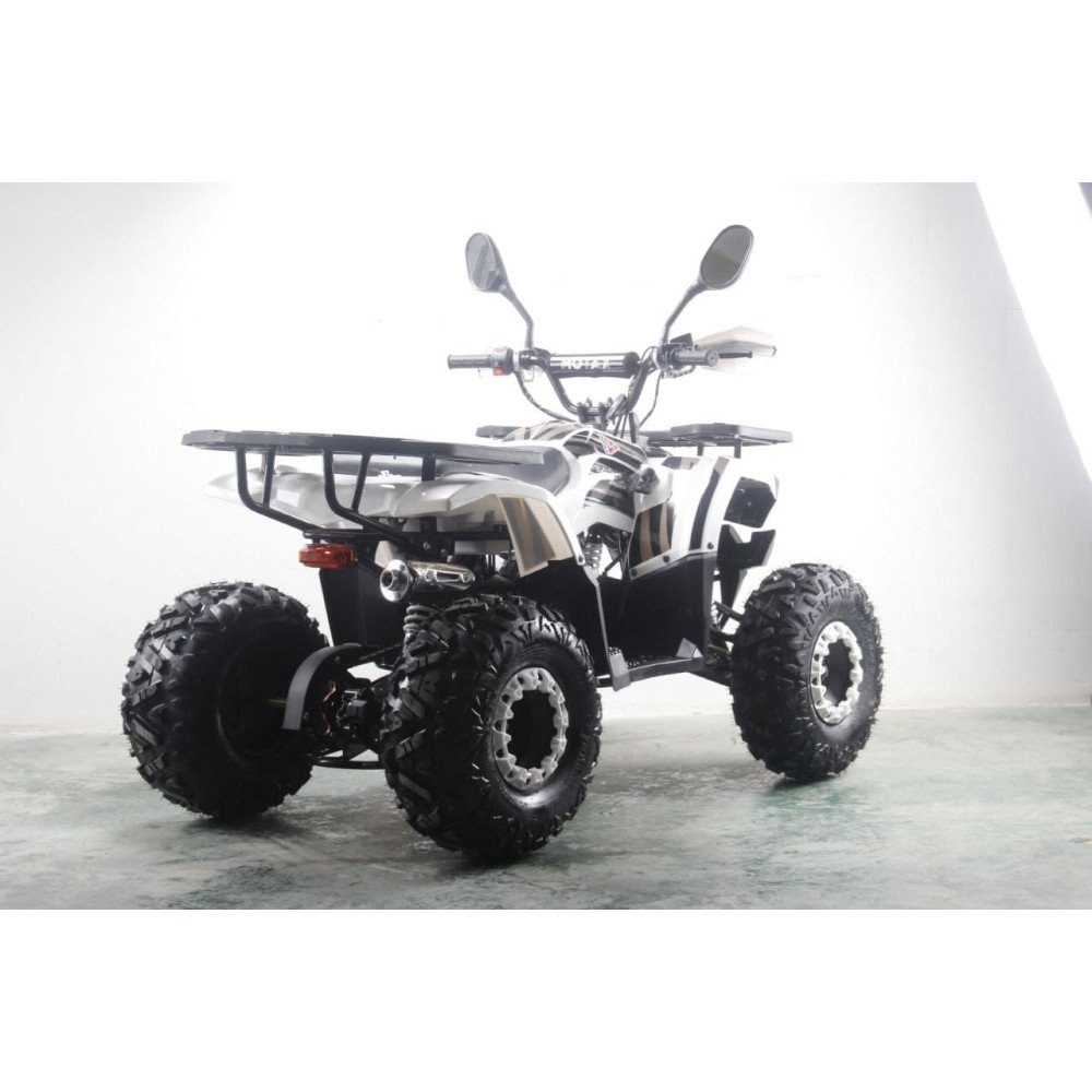 Подростковый квадроцикл MOTAX ATV Grizlik Premium 125cc, бело-серый