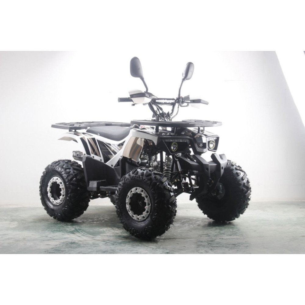 Подростковый квадроцикл MOTAX ATV Grizlik Premium 125cc, бело-серый