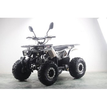 Подростковый квадроцикл MOTAX ATV Grizlik Premium 125cc, бело-серый