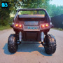 Детский электромобиль Mercedes-Benz Unimog Concept (P555BP) серебристый глянец