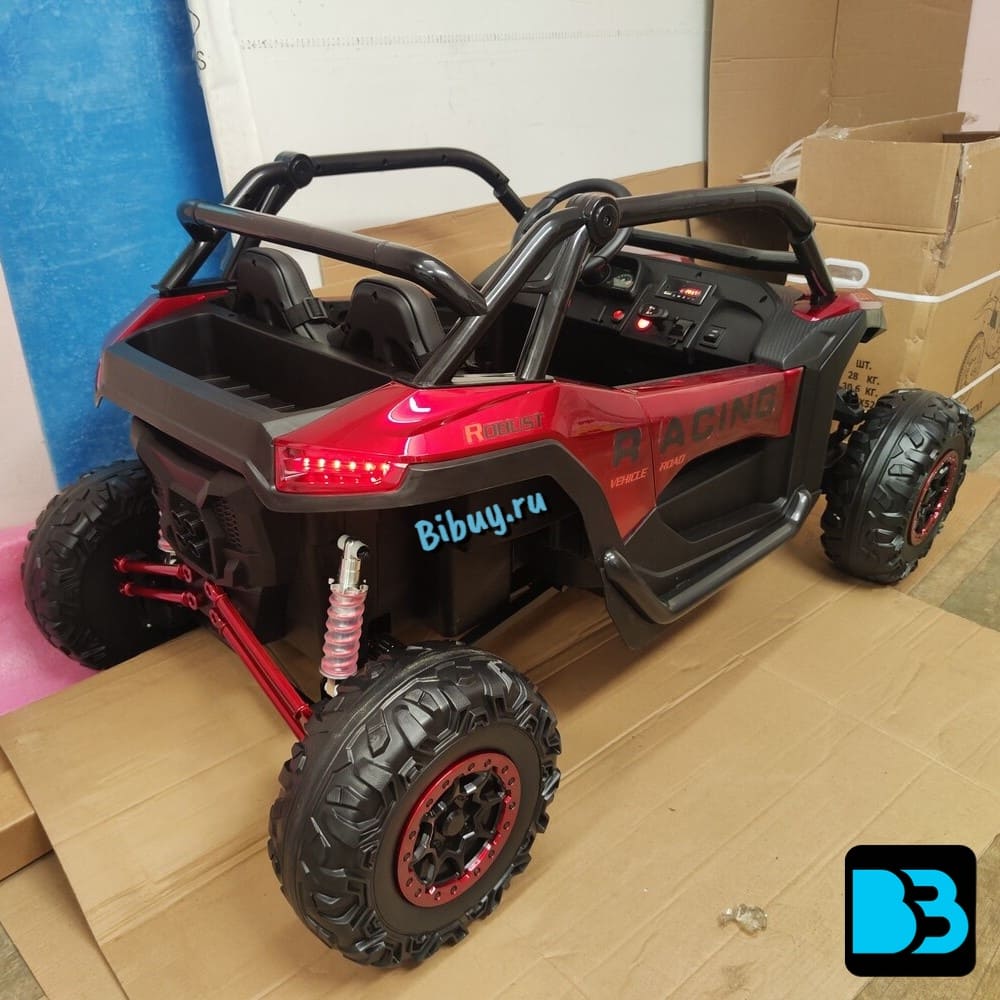 Детский багги P777BP красный глянец