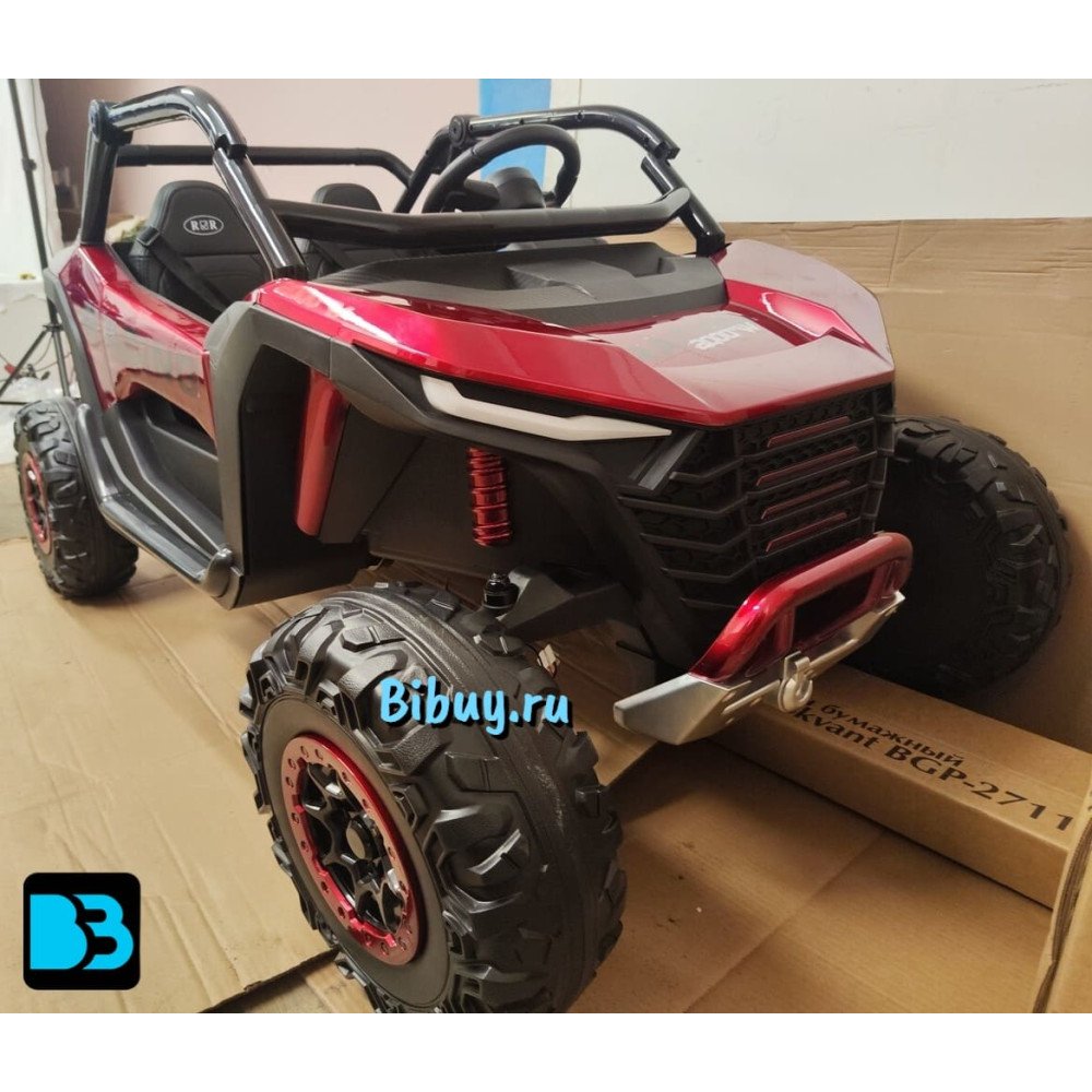 Детский багги P777BP красный глянец