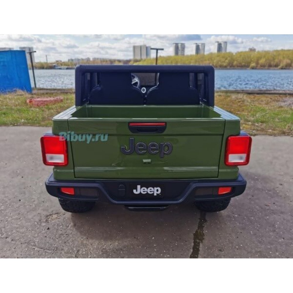 Детский электромобиль Jeep Rubicon 6768R Хаки