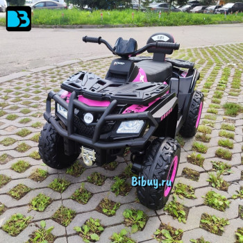 Детский полноприводный квадроцикл T001TT 4WD розовый, с пультом