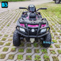 Детский полноприводный квадроцикл T001TT 4WD розовый, с пультом