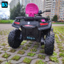 Детский полноприводный квадроцикл T001TT 4WD розовый, с пультом