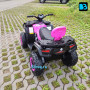 Детский полноприводный квадроцикл T001TT 4WD розовый, с пультом