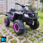 Детский полноприводный квадроцикл T001TT 4WD розовый, с пультом