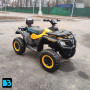 Детский электроквадроцикл T001TT 4WD желтый, с пультом
