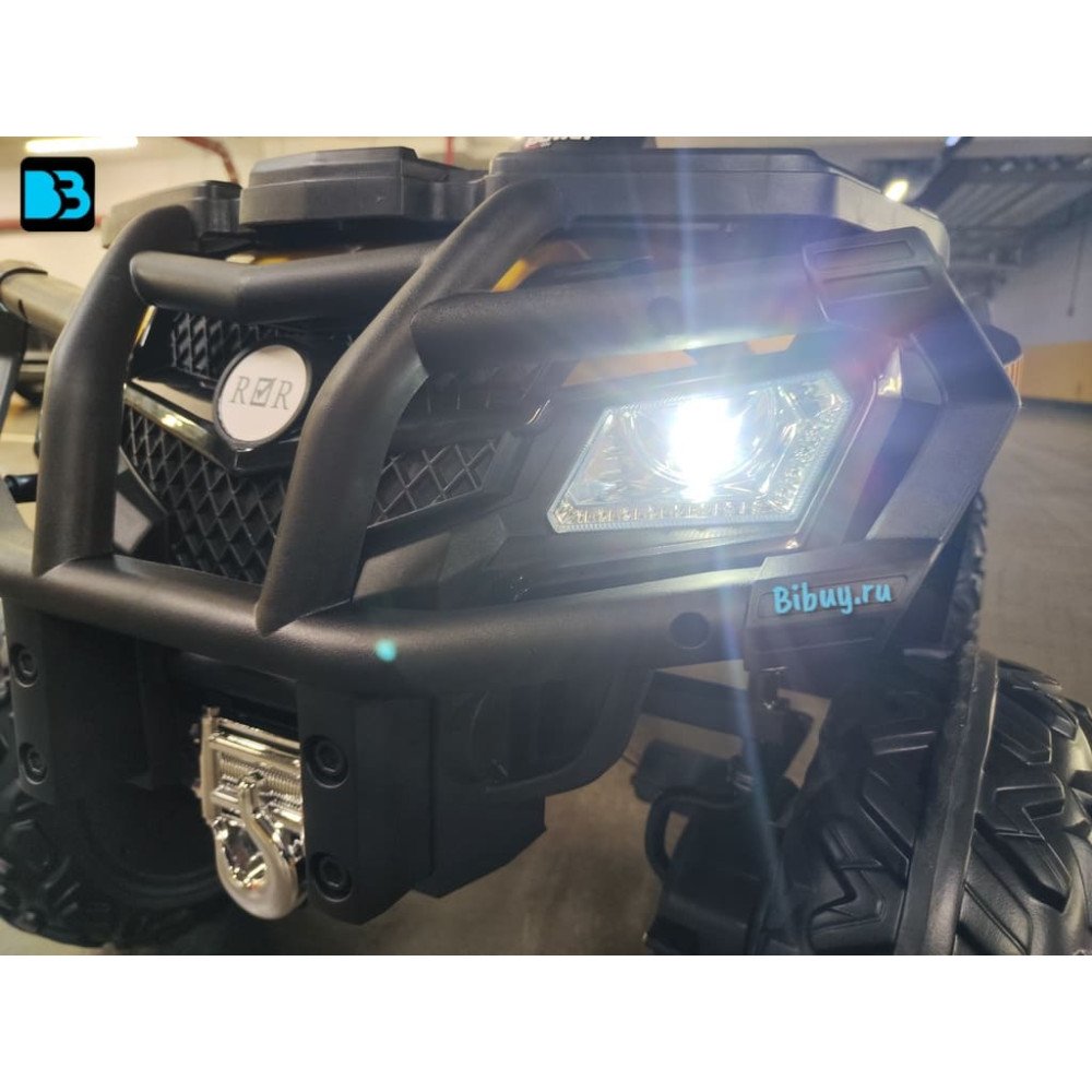 Детский электроквадроцикл T001TT 4WD желтый, с пультом