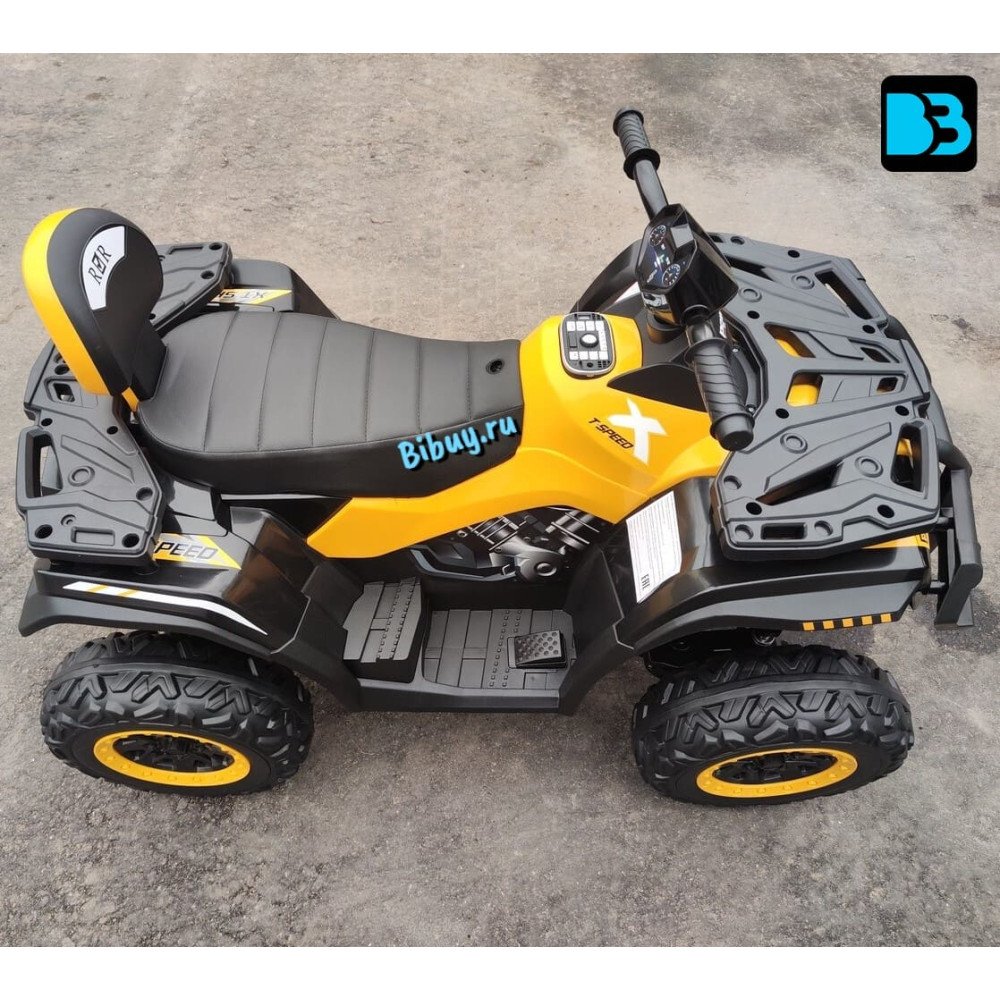 Детский электроквадроцикл T001TT 4WD желтый, с пультом