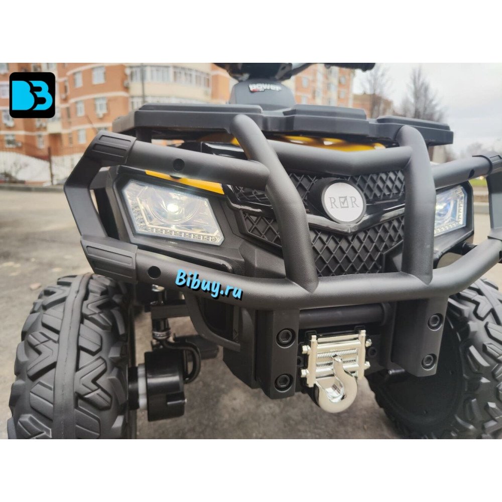 Детский электроквадроцикл T001TT 4WD желтый, с пультом