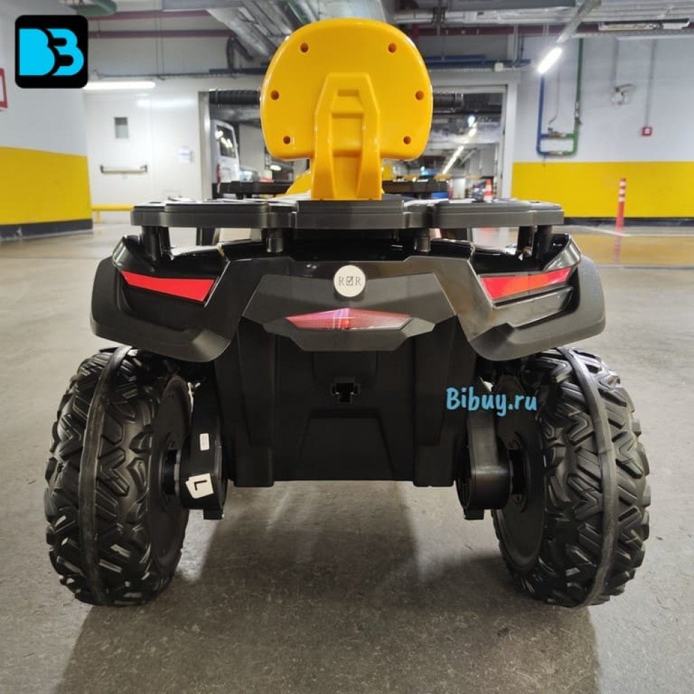 Детский электроквадроцикл T001TT 4WD желтый, с пультом
