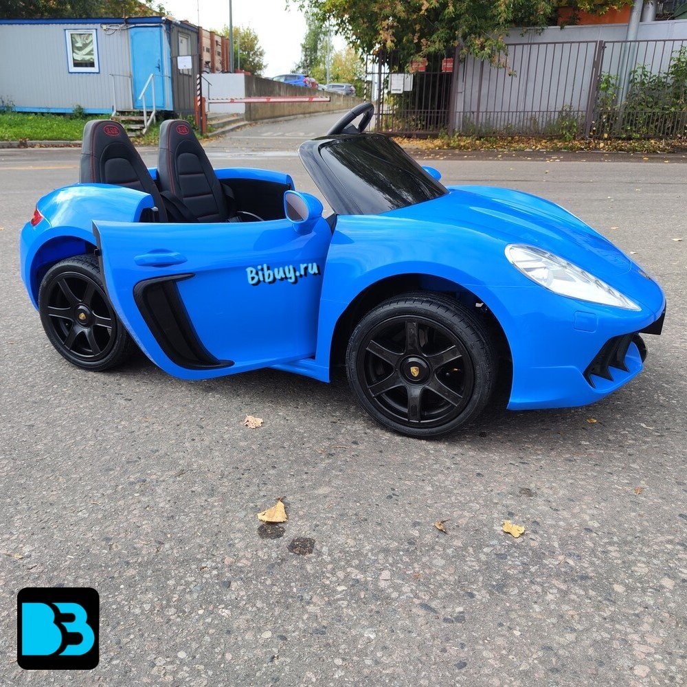 Детская машина Porshe Cayman T911TT NEW синяя