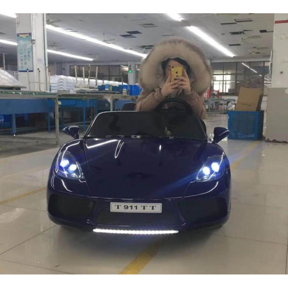 Детский электромобиль T911TT синий Porshe Cayman