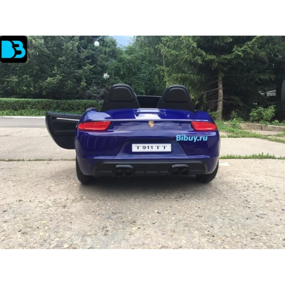 Детский электромобиль T911TT синий Porshe Cayman