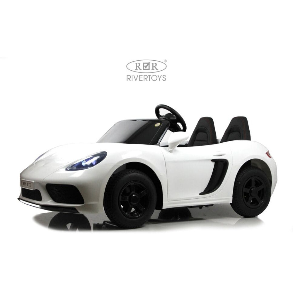 Детский электромобиль Т911ТТ белый Porshe Cayman