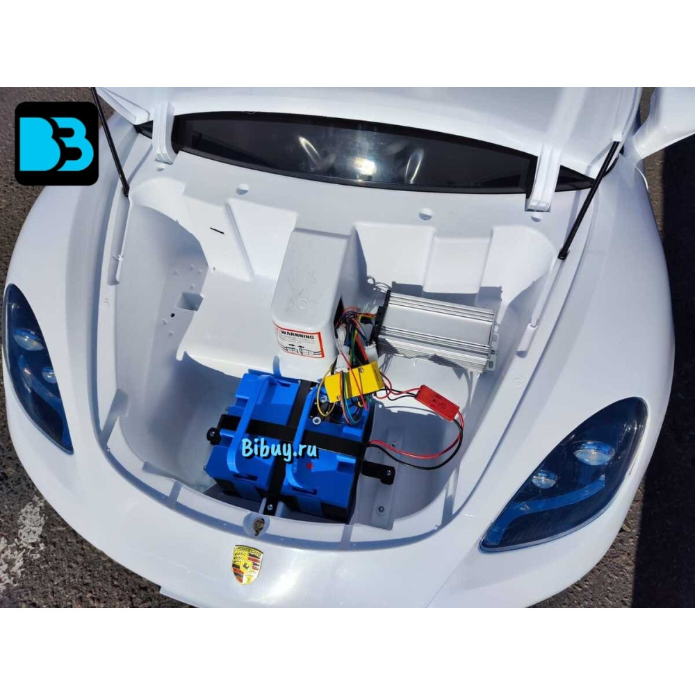 Детский электромобиль Т911ТТ белый Porshe Cayman