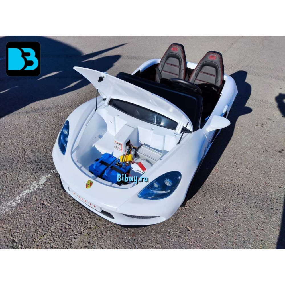 Детский электромобиль Т911ТТ белый Porshe Cayman