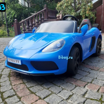 Детский электромобиль T911TT синий Porsche Cayman