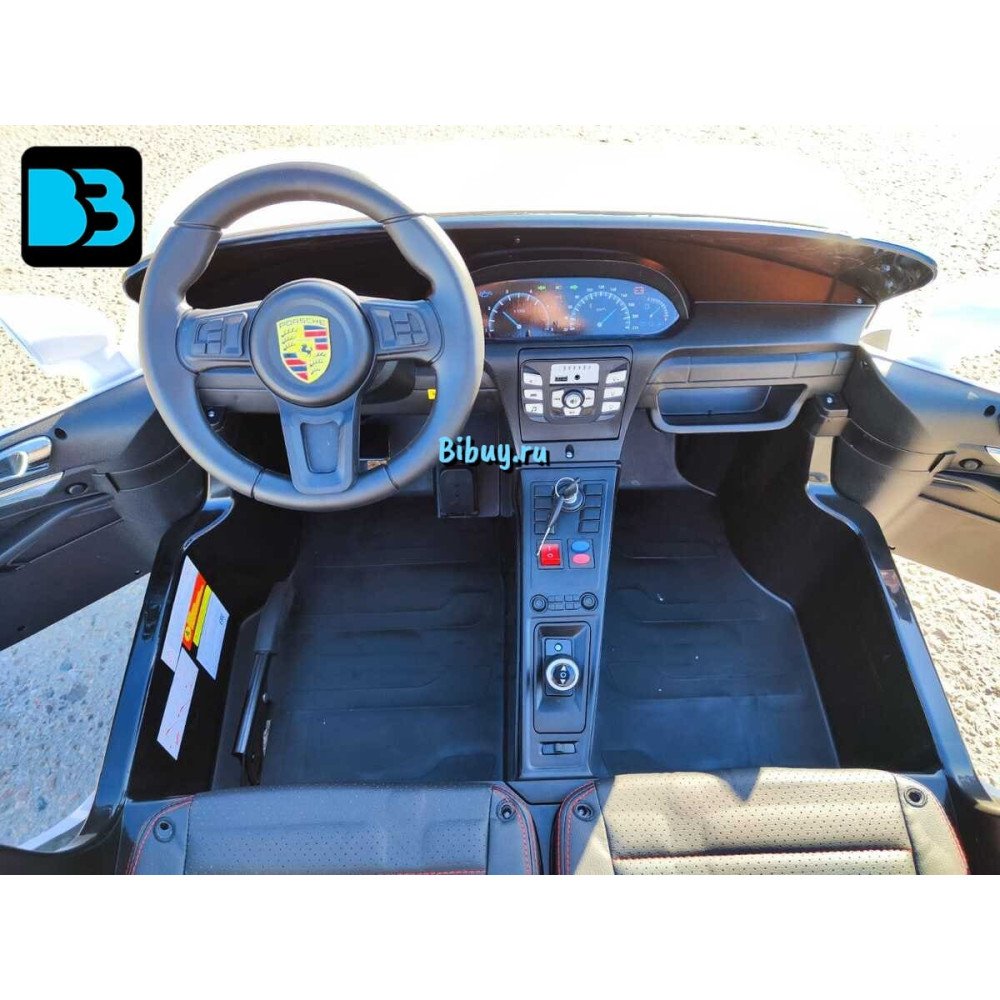 Детский электромобиль Т911ТТ белый Porshe Cayman