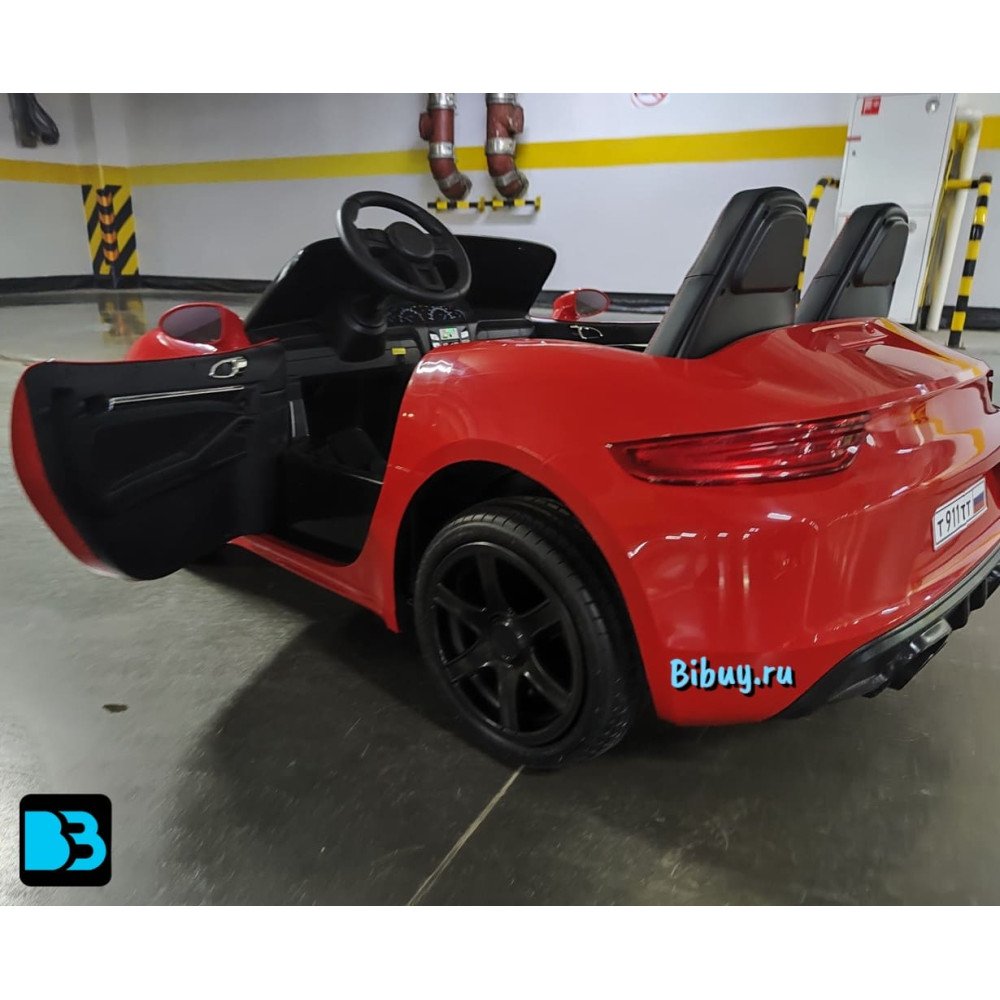 Детский электромобиль T911TT Porsche Cayman красный