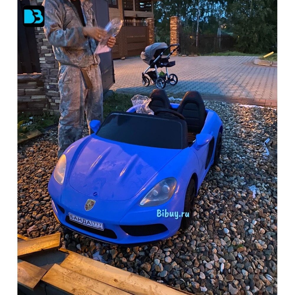 Детский электромобиль T911TT синий Porshe Cayman