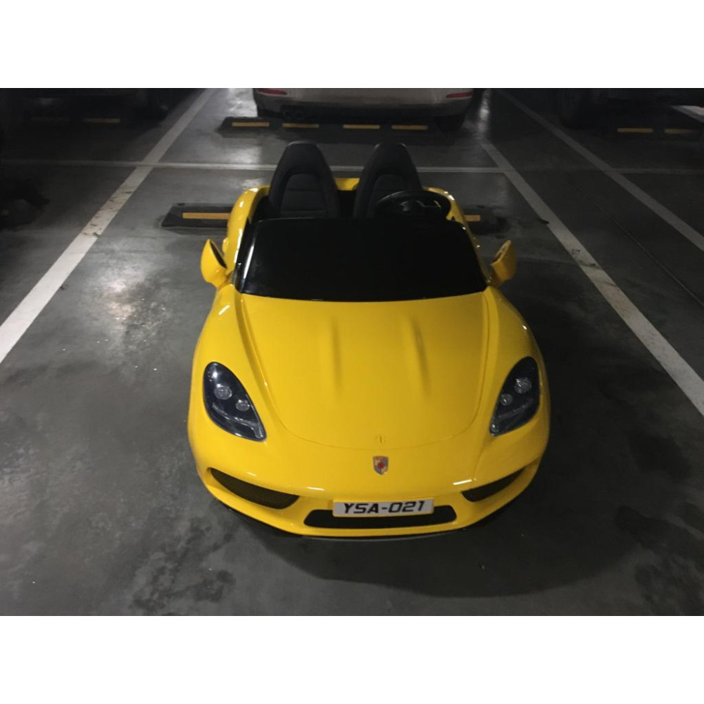 Детский электромобиль Porshe Cayman YSA021-24V (180 W) Желтый краска