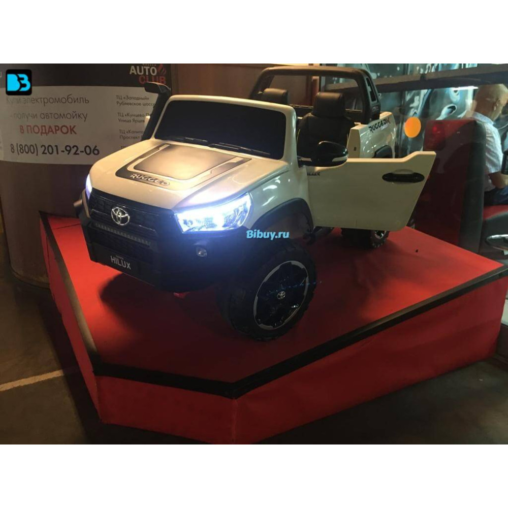 Детский электромобиль Toyota Hilux (DK-HL850) белый