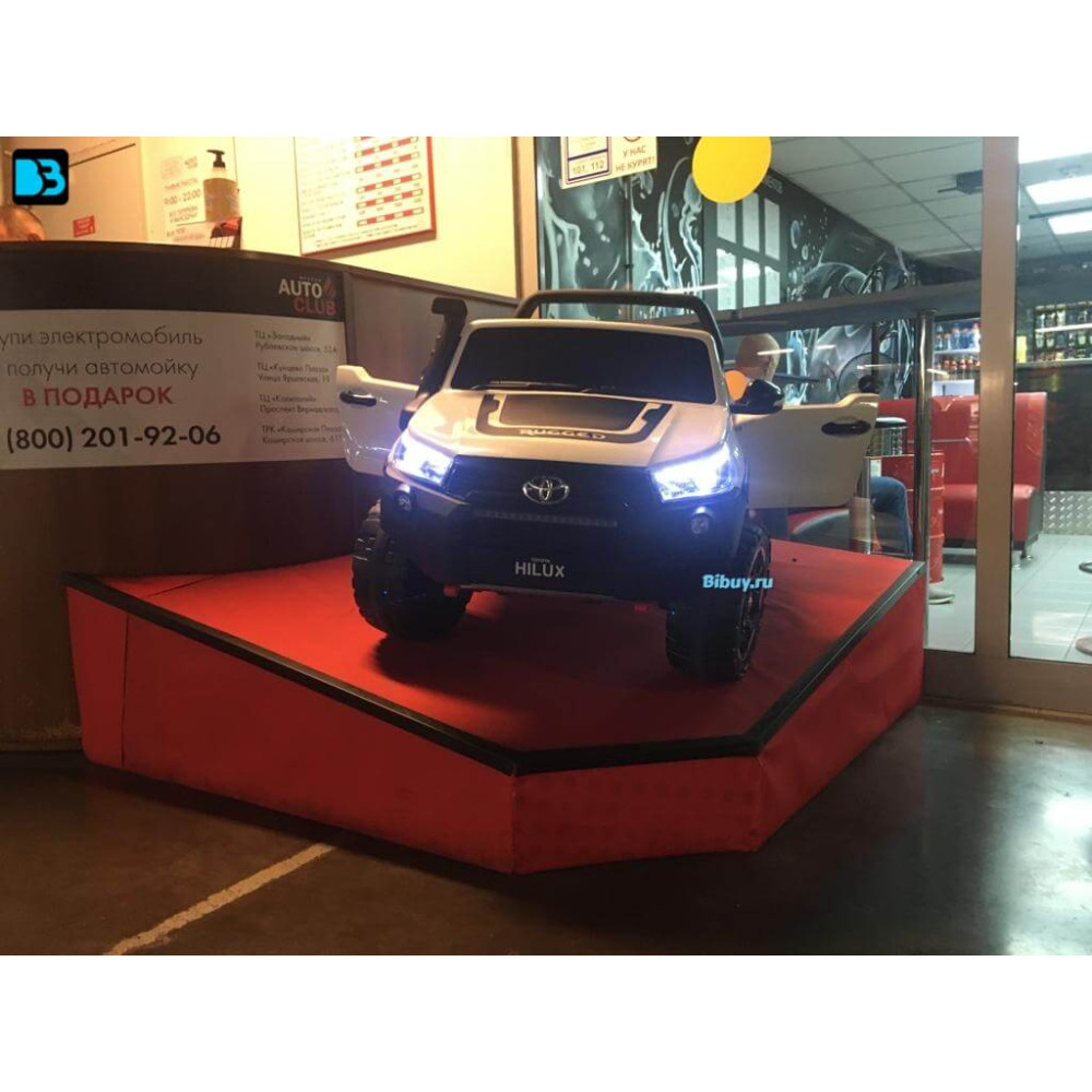 Детский электромобиль Toyota Hilux (DK-HL850) белый
