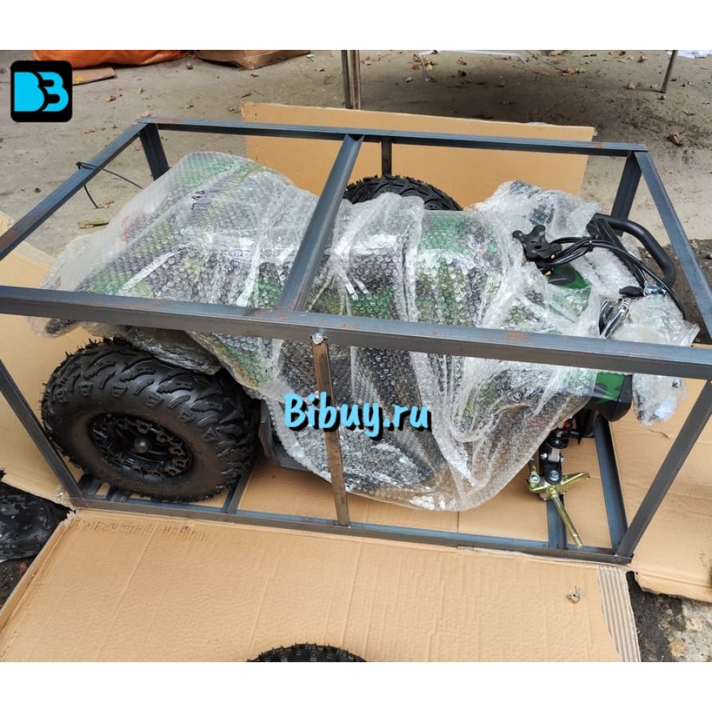 Детский электроквадроцикл TIKI LUX зеленый камуфляж, скорость до 25 км/ч