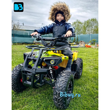Скоростной электроквадроцикл TIKI LUX желтый камуфляж