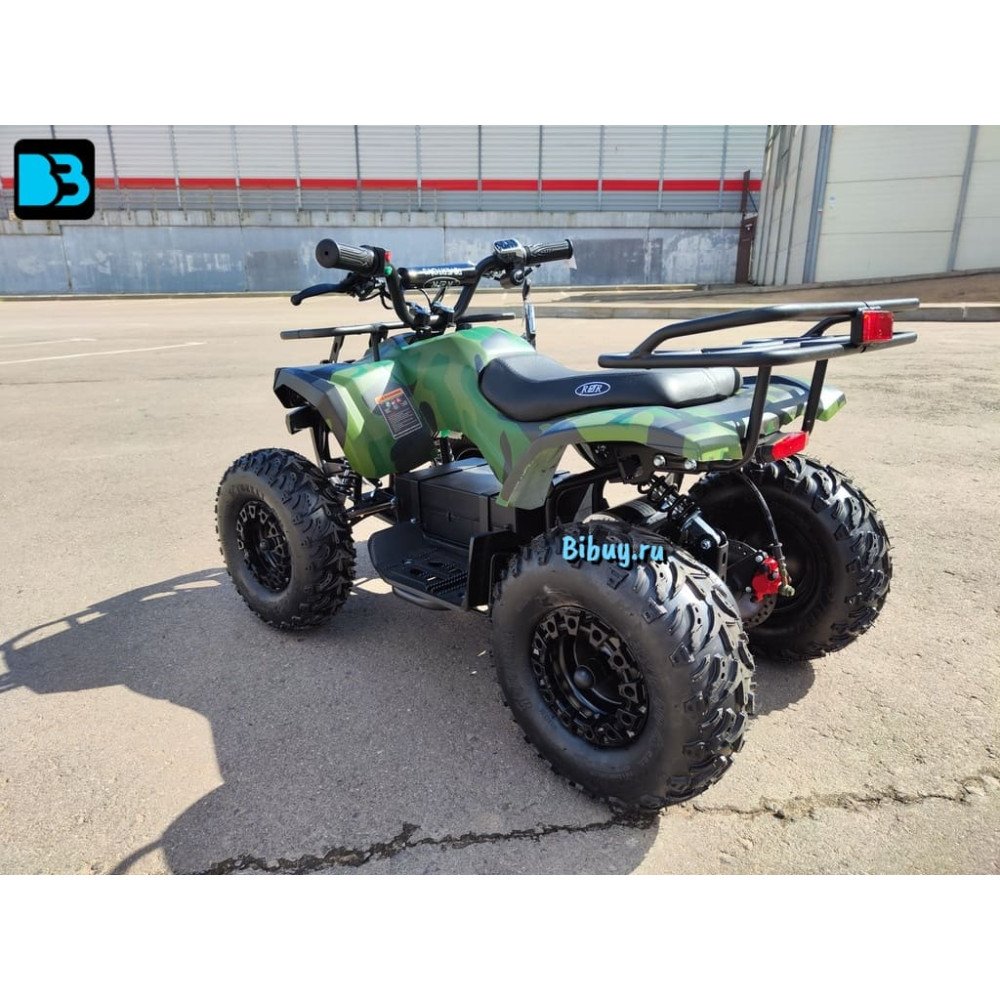 Детский электроквадроцикл TIKI LUX зеленый камуфляж, скорость до 25 км/ч
