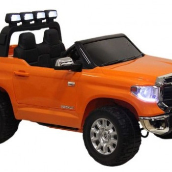 Детский электромобиль Toyota Tundra (JJ2255) оранжевый (RiverToys)
