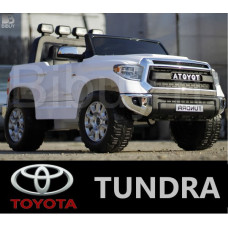 Детский электромобиль Toyota Tundra (JJ2255) белый (RiverToys)