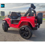 Полноприводный электромобиль Jeep Rubicon X004XX красный глянец