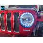 Полноприводный электромобиль Jeep Rubicon X004XX красный глянец