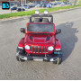 Полноприводный электромобиль Jeep Rubicon X004XX красный глянец