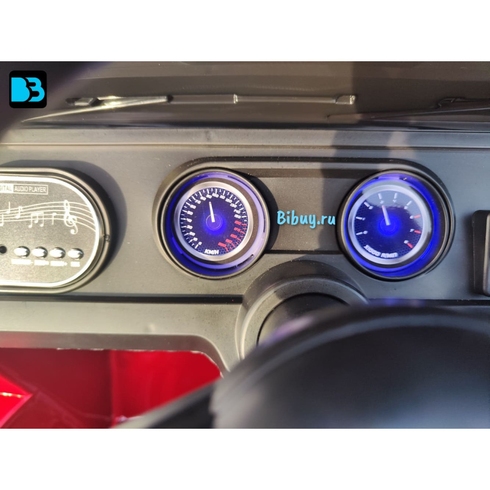 Полноприводный электромобиль Jeep Rubicon X004XX красный глянец