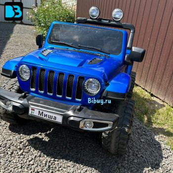 Электромобиль Jeep Rubicon X004XX синий глянец