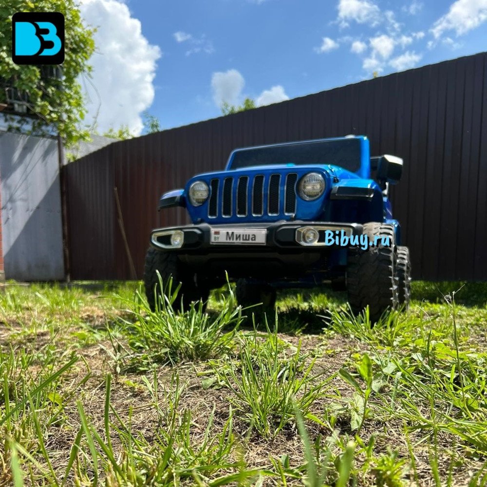Электромобиль Jeep Rubicon X004XX синий глянец