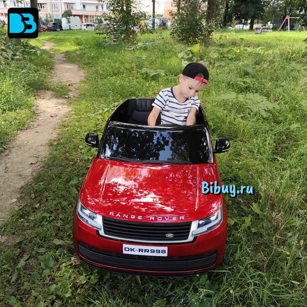 Детский электромобиль Range Rover Y999YY красный глянец
