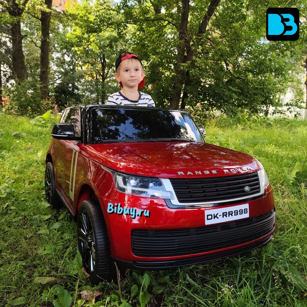 Детский электромобиль Range Rover Y999YY красный глянец